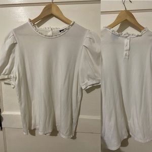 Who What Wear Puff Sleeved Top